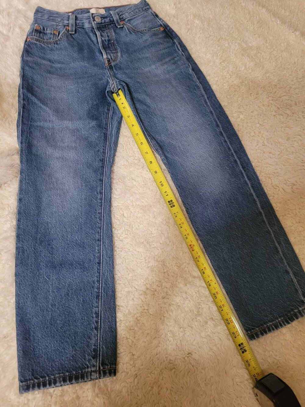 Levi's Lightweight 501 Cropped Jeans | Cotton Lyocell | 24" Inseam - Picture 11 of 16